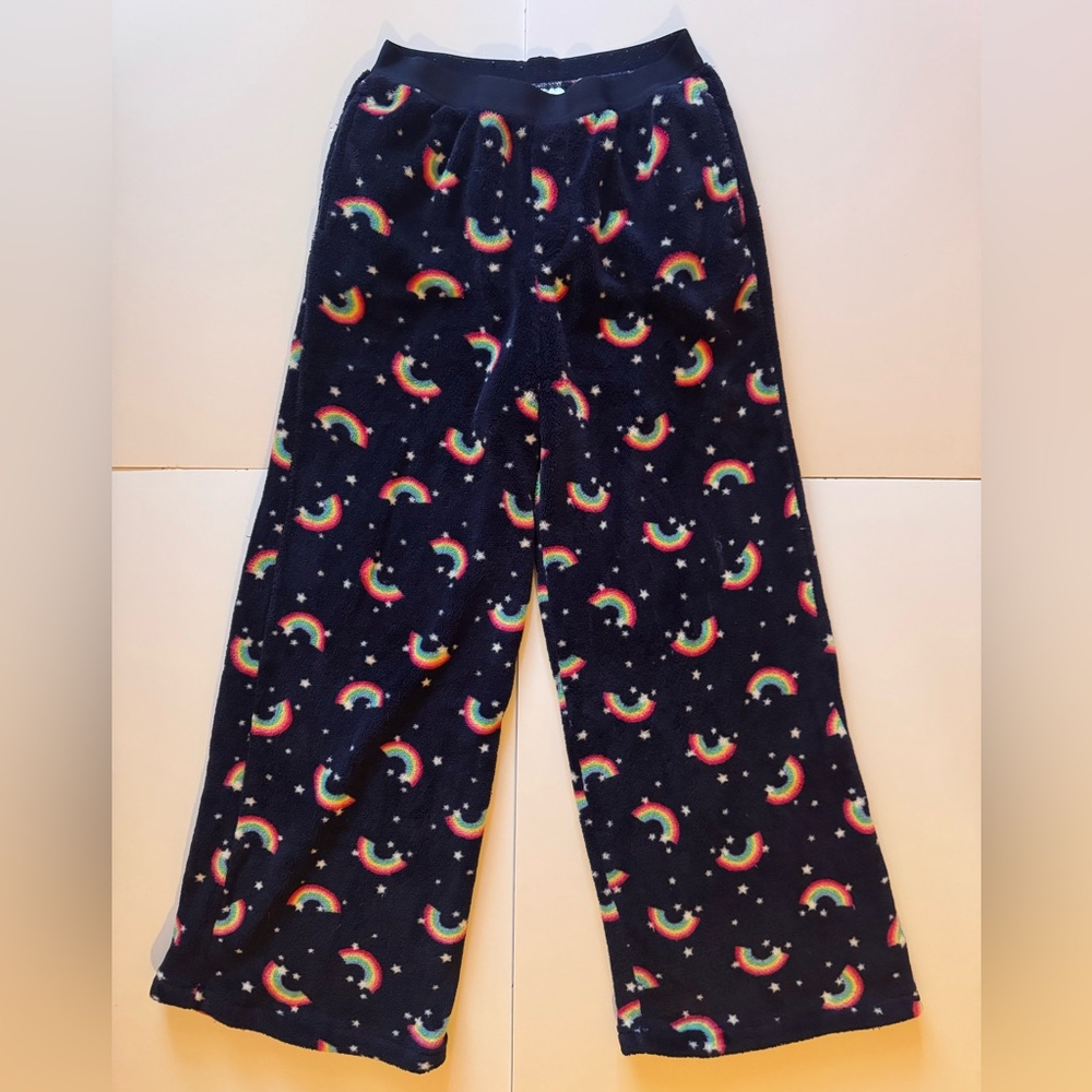 Gap Rainbow Print Kids Pajamas Size 14 - In EUC